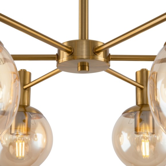 Люстра потолочная Freya FR5175PL-06BS Globo под лампы 6xE27 60W