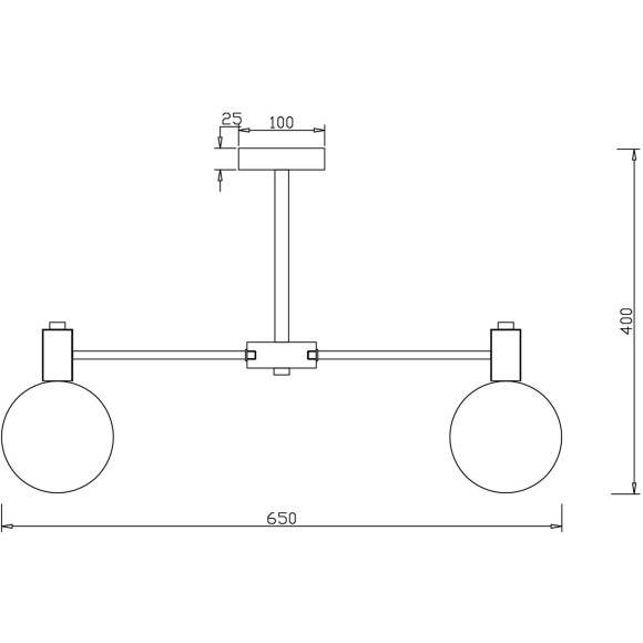 Люстра потолочная Freya FR5175PL-06BS Globo под лампы 6xE27 60W