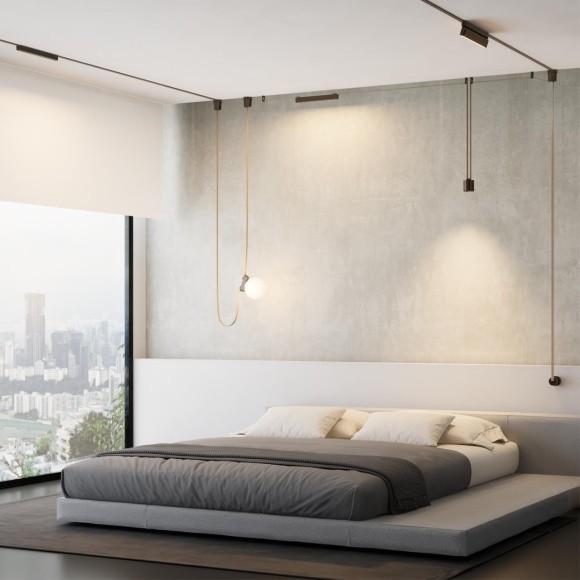 359464 Трековый ременный светодиодный SMART светильник c доп. механическим перекл. цветности Novotech EASY CRI90+ 3000-6000К 220Лм 28° 6W TUYA, Алиса, Wi-Fi