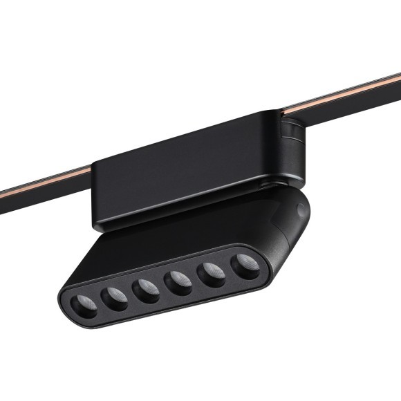 359464 Трековый ременный светодиодный SMART светильник c доп. механическим перекл. цветности Novotech EASY CRI90+ 3000-6000К 220Лм 28° 6W TUYA, Алиса, Wi-Fi