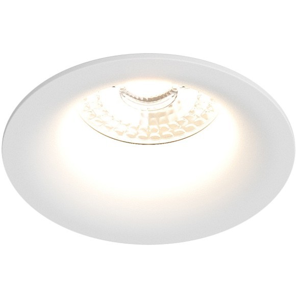 DK3024-WH Встраиваемый светильник, IP 20, 10 Вт, GU5.3, LED, белый, пластик