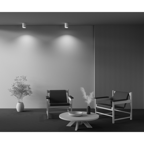 Накладной потолочный светильник Maytoni C001CW-01W Conik gyps под лампу 1xGU10 30W