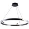 Подвесная черная светодиодная люстра-кольцо 80см 38Вт 914лм 3000К Arte Lamp CESARE A1993SP-38BK