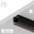 Arte Lamp SURFACE A202066S Профиль 2м накладной/подвесной, черное основание и черный матовый рассеиватель, для ленты шириной до 15мм, торцевые заглушки в комплекте