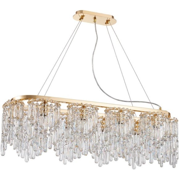 4724-10P, подвесная люстра, L1000xW280xH800/1300, 10xE14x40W, excluded