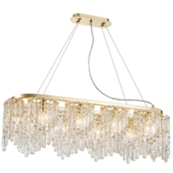 4724-10P, подвесная люстра, L1000xW280xH800/1300, 10xE14x40W, excluded