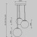 MOD321PL-03G1 Подвесной светильник с 3 стеклянными плафонами шарами, 3 лампы Е14, основание матовое розовое золото Maytoni Basic form MOD321PL-03G1 Подвесной светильник с 3 стеклянными плафонами шарами, 3 лампы Е14, основание матовое розовое золото Maytoni Basic form