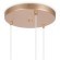 MOD321PL-03G1 Подвесной светильник с 3 стеклянными плафонами шарами, 3 лампы Е14, основание матовое розовое золото Maytoni Basic form MOD321PL-03G1 Подвесной светильник с 3 стеклянными плафонами шарами, 3 лампы Е14, основание матовое розовое золото Maytoni Basic form