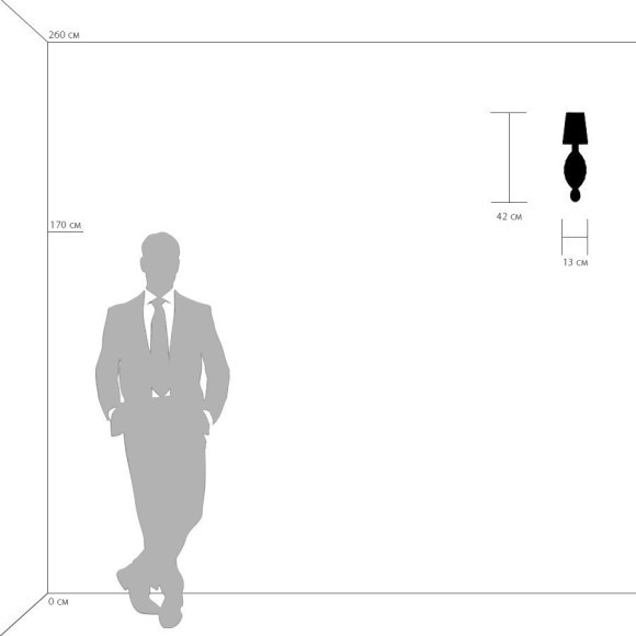 Бра Lightstar 691614 Cappa под лампу 1xE14 40W