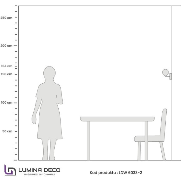 Бра Lumina Deco Marsiada LDW 6033-2 GD
