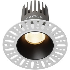 Встраиваемый светильник Maytoni Dip Hight LED Ra90 Lm1060 3000K 10Вт 50° DL119-10W-3K-TRS-B