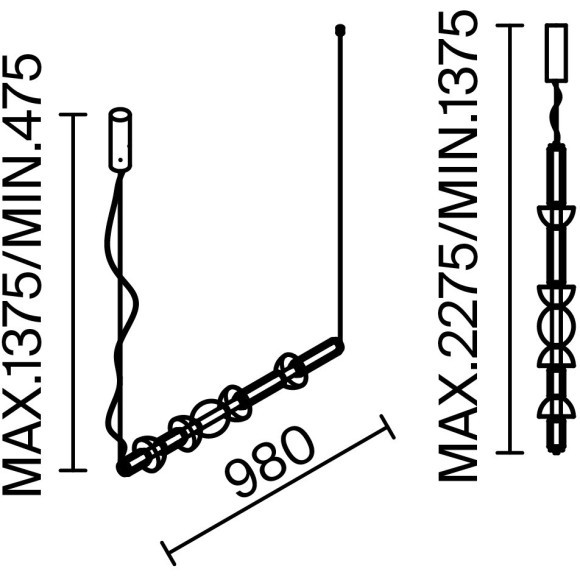 Подвесной светильник Maytoni MOD210PL-L39BS3K Подвесной светильник Maytoni MOD210PL-L39BS3K