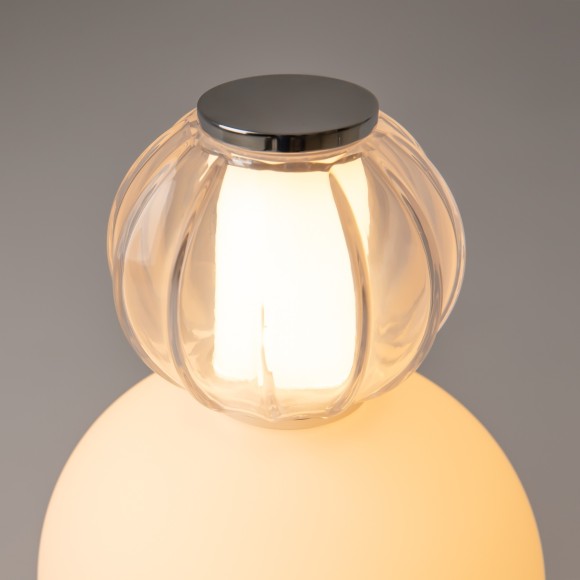 Интерьерная настольная лампа светодиодная с выключателем Collar MOD301TL-L18CH3K