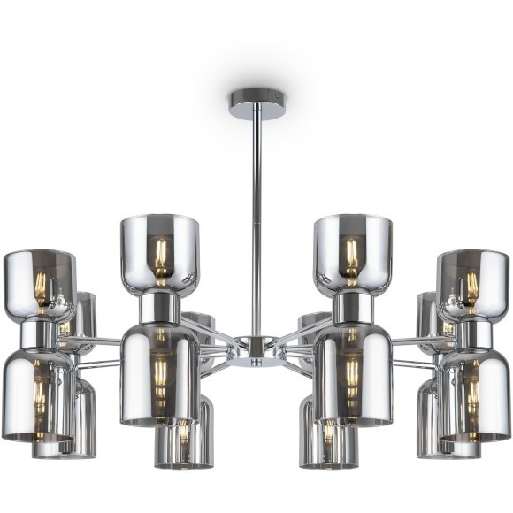 Люстра на штанге Freya FR5203PL-16CH Savia под лампы E27 60W