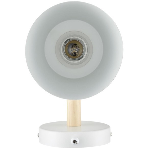 8097/1W MODERNI LN25 белый/белый металл, дерево/металл Бра Е27 1*60W 220V ROSALINA