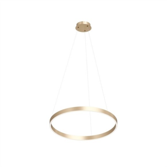 DK6273-SG Светильник подвесной золотое кольцо с переключателем цветовой температуры 60 Вт 3000–4000К