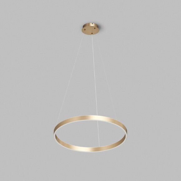 DK6273-SG Светильник подвесной золотое кольцо с переключателем цветовой температуры 60 Вт 3000–4000К