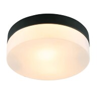 Настенно-потолочный светильник Arte Lamp A6047PL-2BK AQUA-TABLET IP44 под лампы 2xE27 60W