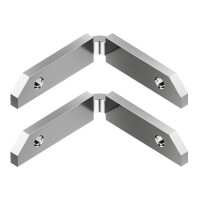 Комплект 2шт угловых вертикальных соединителей шин и профилей Arte Lamp A641305V