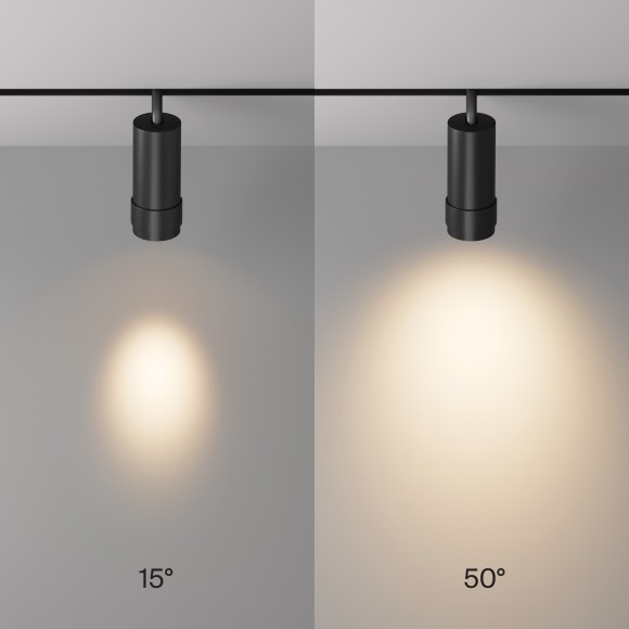 TR211-1-12W2.7K-Z-B Трековый магнитный светодиодный светильник Maytoni Exility CRI90+ 2700К 580Лм 15-50° 12Вт
