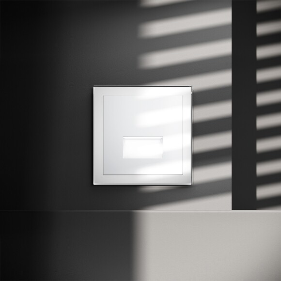 VLS070601 Подсветка светодиодная встраиваемая в подрозетник (без рамки) белого глянцевого цвета VOLTUM S70, 3000 Кельвинов, 1 Ватт, 120 Градусов (белый глянцевый) VLS070601 Подсветка светодиодная встраиваемая в подрозетник (без рамки) белого глянцевого цвета VOLTUM S70, 3000 Кельвинов, 1 Ватт, 120 Градусов (белый глянцевый)