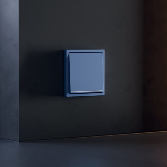 VLS000215 Клавиша синего джинсового цвета для выключателя и переключателя одноклавишного с подсветкой VOLTUM S70 (деним)