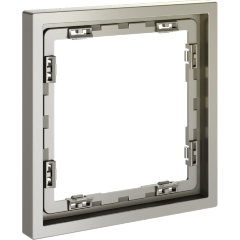 VLS100104 Рамка пластиковая для электрических изделий шелкового цвета VOLTUM серии S70 на 1 пост (шелк)