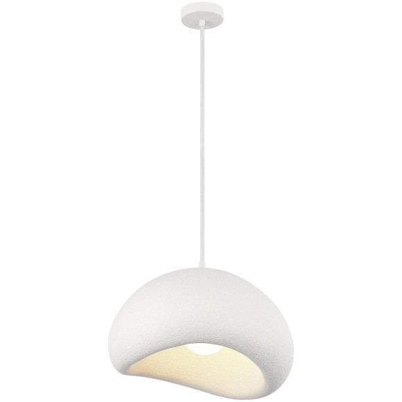 SL1522.503.01 Светильник подвесной ST-Luce белый/белый E27 1*60W WABI SABI