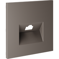 VLS001314 Накладка для розетки RJ45 категории 6Е (для проводов CAT5-CAT6 до 10 Гбит/сек) коричневого цвета VOLTUM S70 (купучино)