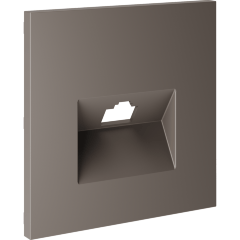 VLS001314 Накладка для розетки RJ45 категории 6Е (для проводов CAT5-CAT6 до 10 Гбит/сек) коричневого цвета VOLTUM S70 (купучино) VLS001314 Накладка для розетки RJ45 категории 6Е (для проводов CAT5-CAT6 до 10 Гбит/сек) коричневого цвета VOLTUM S70 (купучино)