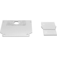 Lightstar Uno Pro 509466 Комплект из 2 торцевых заглушек для шинопроводов в гарпунный натяжной потолок 509426/509436 в натяжной потолок