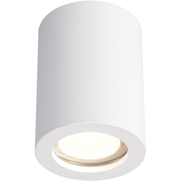 Crystal Lux CLT 422C WH 1400/347 Белый накладной потолочный влагозащищенный минималистичный светодиодный светильник под сменную лампу GU10, белый матовый металл, защита IP44 Crystal Lux CLT 422C WH 1400/347 Белый накладной потолочный влагозащищенный минималистичный светодиодный светильник под сменную лампу GU10, белый матовый металл, защита IP44