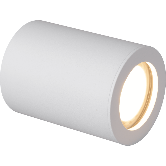 Crystal Lux CLT 422C WH 1400/347 Белый накладной потолочный влагозащищенный минималистичный светодиодный светильник под сменную лампу GU10, белый матовый металл, защита IP44 Crystal Lux CLT 422C WH 1400/347 Белый накладной потолочный влагозащищенный минималистичный светодиодный светильник под сменную лампу GU10, белый матовый металл, защита IP44