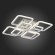 SLE200412-08 Светильник потолочный Хром/Белый LED 1*176W 3000-6000K QUTRO