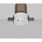 Maytoni Mini DL059-7W3K-TRS-W Белый круглый безрамочный светодиодный светильник-спот встраиваемый в ГКЛ, COB LED 7Вт 3000K 50° 650Лм CRI90 IP20 220V светодиоды Bridgelux, диммируемые при смене блока питания