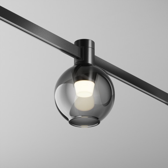 Магнитный трековый светильник Maytoni Flarity TR148-1-3W3K-B 3000K 40лм 3Вт