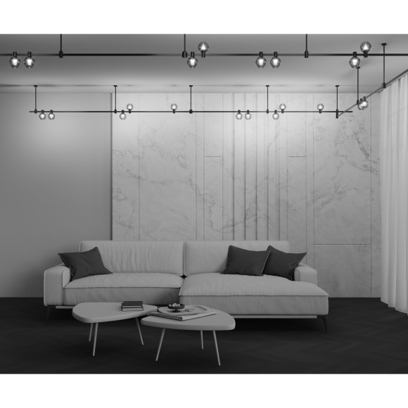 Магнитный трековый светильник Maytoni Flarity TR148-1-3W3K-B 3000K 40лм 3Вт