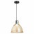 SLE114723-01 Подвес Черный/Янтарный E27 1*60W BACCHI