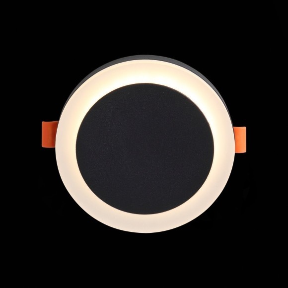 ST104.402.06 Светильник встраиваемый Черный LED 1*6W 3000K 468Lm Ra80 120° IP20 D110xH20 170-240V Встраиваемые светильники ST104.402.06 Светильник встраиваемый Черный LED 1*6W 3000K 468Lm Ra80 120° IP20 D110xH20 170-240V Встраиваемые светильники