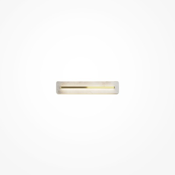 Алебастровый настенный светильник (бра) без выключателя LED 8W RA90 150лм 3000К Maytoni Albatre MOD366WL-L9BS3K