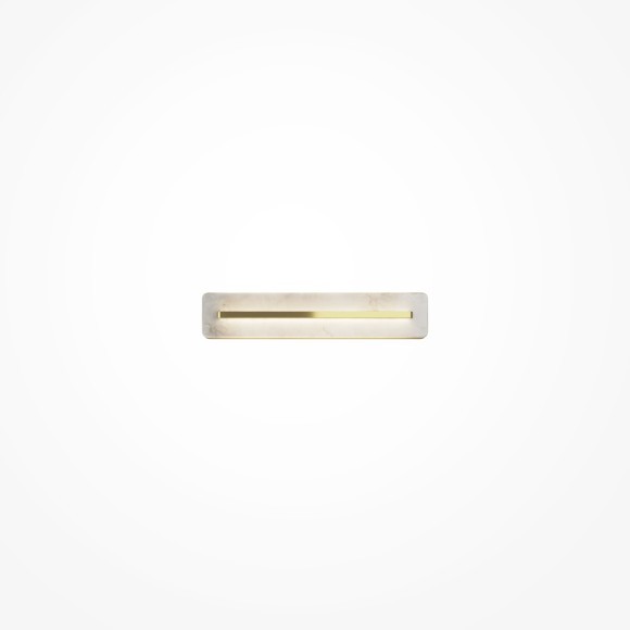 Алебастровый настенный светильник (бра) без выключателя LED 8W RA90 150лм 3000К Maytoni Albatre MOD366WL-L9BS3K