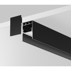 Алюминиевый профиль накладной-подвесной 35x51 (Черный, 2 м), ALM-3551-B-2M 633011