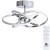Люстра потолочная Arte Lamp A9052PL-4CC ORBIT светодиодная LED 144W