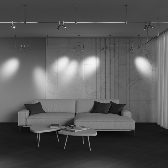 Трековый светильник Maytoni Focus Led Flarity LED Ra90 Lm840 4000K IP20 12Вт 50° TR144-1-12W4K-W-PT