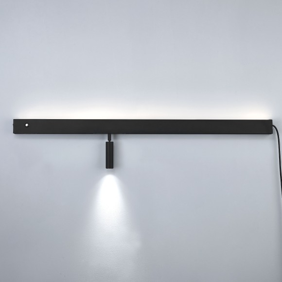 Настенный трековый светильник 220В (1000мм) 24В 5Вт+24В 7Вт Fiume Spot Lightstar 810647 Настенный трековый светильник 220В (1000мм) 24В 5Вт+24В 7Вт Fiume Spot Lightstar 810647