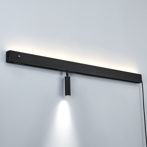 Настенный трековый светильник 220В (1000мм) 24В 5Вт+24В 7Вт Fiume Spot Lightstar 810647 Настенный трековый светильник 220В (1000мм) 24В 5Вт+24В 7Вт Fiume Spot Lightstar 810647