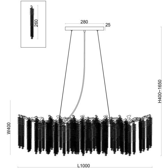 Подвесной светильник Freya FR1010PL-10G1