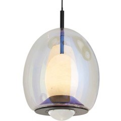 Подвесной светодиодный светильник Stilfort 4031/00/01PL Geolight черный шар