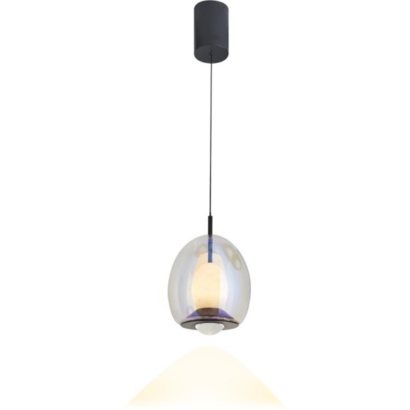 Подвесной светодиодный светильник Stilfort 4031/00/01PL Geolight черный шар