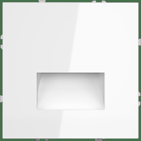 VLS070701 Подсветка светодиодная встраиваемая в подрозетник с датчиком движения и сенсорным выключателем (без рамки) белого глянцевого цвета VOLTUM S70, 3000-4200-6500 Кельвинов, 1 Ватт, 120 Градусов (белый глянцевый)